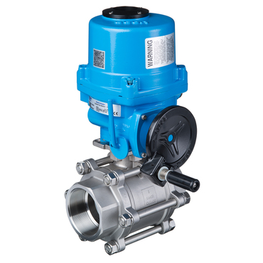 Ball valve Type: 7444EE Stainless steel Electric operated Internal thread (BSPP) 1000 PSI WOG